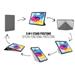 Pipetto puzdro Origami TPU Case pre iPad 10.9" 2022 10th Gen - Grey PIP052-50-V