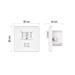 PIR senzor (pohybové čidlo) IP20 1200W, biela 8592920157299