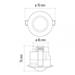 PIR senzor (pohybové čidlo) IP20 1200W, biely 8592920025154
