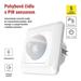 PIR senzor (pohybové čidlo) IP20 500W, biela 8592920157312