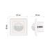 PIR senzor (pohybové čidlo) IP20 500W, biela 8592920157312