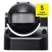 PIR senzor (pohybové čidlo) IP44 1200W, čierny 8592920032831