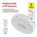 PIR senzor (pohybové čidlo) IP65 2000W, biela 8592920157213