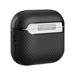 Pitaka puzdro Aramid Fiber Case pre Airpods Pro 3 - Black/Grey APM2501
