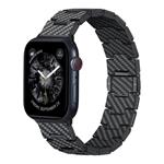 Pitaka remienok Carbon Fiber Strap pre Apple Watch 44/45/46mm - Black/Grey AWB2311