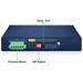 Planet BSP-115PV-15A solární PoE+ switch, 5x1Gb, 1x1Gb SFP, 5x PoE+ 802.3at, -20~65°C , IP30, LCD displej