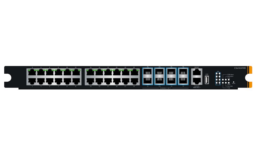 Planet CS6-M24T8X přepínací modul, 24-port 10/100/1000T SFP, 8-port 10Gb SFP+, pro CS-6303R