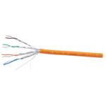 PLANET Elite kabel FTP, drát, Cat 6A, 4p, 500MHz, LS0H, stíněný každý pár, oranžový, balení 500 KAB-FUTP6A-D-LSO-OR-B2ca