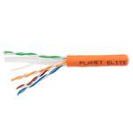 PLANET Elite kabel UTP, drát, 4pár, Cat 6, LS0H, B2ca, balení 225m KAB-UTP6-D-LSO-OR-B2ca-225M