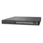 PLANET GS-4210-24T2S Switch 24 x 10/100/1000 + 2x 100/1000 SFP, WebSmart/SNMP, kov, rack