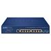 Planet GS-4210-8UP2X L2 switch, 8x1GbE PoE 802.3bt, 2x 10Gb SFP, Budget 240W, QoS