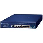 Planet GS-4210-8UP2X L2 switch, 8x1GbE PoE 802.3bt, 2x 10Gb SFP, Budget 240W, QoS, NIS2+NDAA