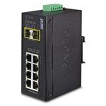 PLANET IGS-1020TF Průmyslový Switch 8x 10/100/1000T, 2x 100/1000X SFP, -40~+75°C