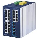 Planet IGS-4215-24T4X průmyslový L2 switch, 24 GbE, 4x10Gb SFP+, -40~75°C, 9-48VDC, IP30, fanless