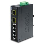 PLANET IGS-620TF Průmyslový Switch 4x 10/100/1000T, 2x 100/1000X SFP, -40~+75°C