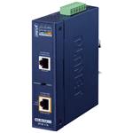 Planet IPOE-176, Ultra PoE++ průmyslový injector 802.3bt do 95W, vstup 48-54V, 10 Gb, DIN, IP30, -40~75st.