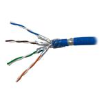 PLANET kabel SFTP, drát, Cat 6A, 4p, 500MHz, LS0H, stíněný každý pár,Planet Elite, modrý, Dca, bal KAB-SFTP6A--LSOH-BLUE