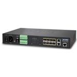 PLANET MGSD-1008F Metro Switch 8x 100/1000 SFP + 2x 10/100/1000 RJ45, Management, duální napájení, DI/DO, -1 MGSD-10080F