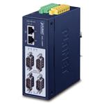 PLANET MODBUS průmyslová brána RS-232/422/485 na IP, 4x COM, 100Base-TX, RTU/ACSII, -40až+75°C, 12-48VDC, IP40 IMG-2400T