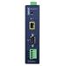 PLANET průmyslový konvertor RS-232/422/485 na IP, 1x COM, 1x 100Base-FX/SFP, 9-48VDC, -40~+75°C, IP30, SNMP+T ICS-2105AT