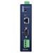 PLANET průmyslový konvertor RS-232/422/485 na IP, 1x COM, 1x 100Base-TX, 9-48VDC, -40~+75°C, IP30, SNMP+Telnet ICS-2100T