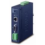 PLANET průmyslový konvertor RS-232/422/485 na IP, 1x COM, 1x 100Base-TX, 9-48VDC, -40~+75°C, IP30, SNMP+Telnet ICS-2100T