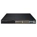 Planet SGS-6341-24P6X L3 switch, 24x1Gb, 6x10Gb SFP+, 24x PoE 802.3at 370W, HW/IP stack, VSF/Cluster