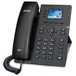 Planet VIP-1140PT VoIP telefon, HD audio G.722/Opus, barevný 2,4" LCD, Auto Provision, Dual 100Mb LAN, PoE, CZ menu
