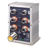 PLANET vodotěsný průmyslový L3 switch 6x 10/100/1000T M12, 4x PoE 802.3at 36/144W, -40~75°C, 12-56VDC, IP IGS-5227X-4P2T