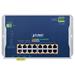 Planet WGS-5215-16UP4X plochý L2 switch, 16x1GbE 802.3bt 720W, 4x 10 Gbit SFP+, 48-54VDC, -40~75°C, IP30, fanless