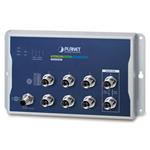 Planet WGS-5225-8MT Industrial L2+ 8-Port 10/100/1000T M12 Wall-mount Managed Switch