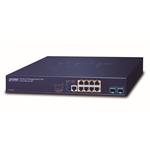 Planet WS-1032P, WLAN kontrolér pro 32x AP, 8xGE, 2x 10G SFP+, PoE 802.3at 30/120W, VLAN, ACL, IGMP, MLD