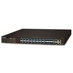 Planet XGPL-16000, 16x XGS-PON OLT, 8x10Gb SFP+, 2x100Gb QSFP28, dual power, SNMP, QOS