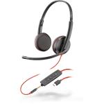 Plantronics BLACKWIRE C3225 headset Stereo, USB-C, 1 x 3.5 mm miniJack 209751-22