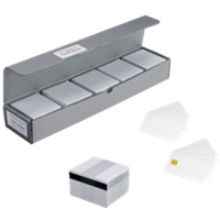 Plastic cards, re-writable, 100 pcs. C5201