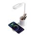 PLATINET DESK LAMP WIRLESS CHARGER 8W WHITE PDL1930