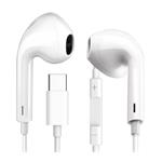 PLATINET FIESTA EARPHONES WITH MIC USB-C WHITE FISEMW10