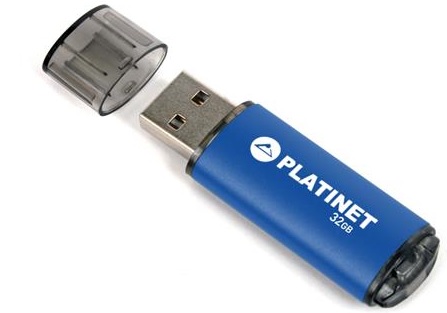 PLATINET flashdisk USB 2.0 X-Depo 32GB modrý PMFE32BL