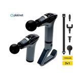 PLATINET MASÁŽNÍ PISTOLE 1500 mAh, 2400-3200 otáček za minutu, 4 nástavce, pás PMAS10PRO