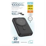 PLATINET PLATINET POWER BANK 10000 MAH 20W PD WIRELESS CHARGING PMPB10WR20B