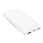PLATINET POWER BANK 10000 MAH 3,7V 37Wh 10W 2xUSB-C 1xUSB-A WHITE PMPB1010W