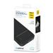 PLATINET POWER BANK 20000mAh Polymer ABS Texture Black PMPB20W706B