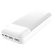 PLATINET POWER BANK 20000mAh Polymer ABS Texture White PMPB20W706W