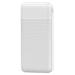PLATINET POWER BANK 20000mAh Polymer ABS Texture White PMPB20W706W