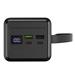 PLATINET POWER BANK 30000mAh Polymer ABS Texture Black PMPB5020