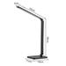 Platinet stolní LED lampa 10W stmívatelná, dotykové ovládání, bezdrátové nabíjení, USB port, stříbrn PLADLL888AG