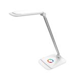 Platinet stolní LED lampa 18W stmívatelná, dotykové ovládání, USB port, bílá PLADLL60BL