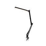 Platinet stolní LED lampa Flexy 10W stmívatelná s klipem, 1 rameno, černá PLADLL10N