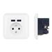 PLATINET ZÁSUVKA FRANCOUZSKÁ + 2 USB 2.1A PWSF2U