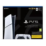 PlayStation 5 Digital (Model Slim) + PlayStation 5 DualSense Wireless Controller, black & white CFI-2016 A01Y_DualSense